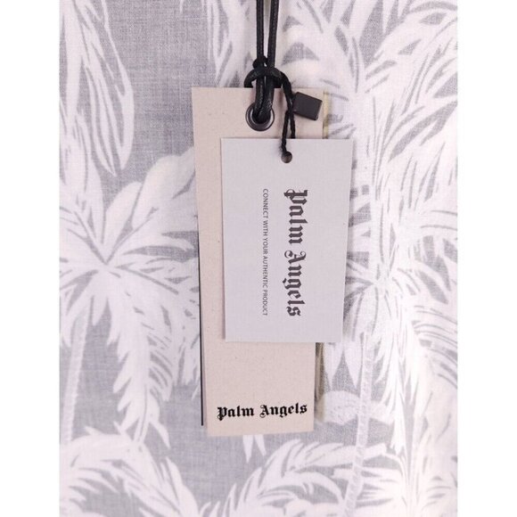 Palm Angels Allover Palm Print Pullover Shirt Size 52 XL Oversized Mens New - Picture 6 of 13